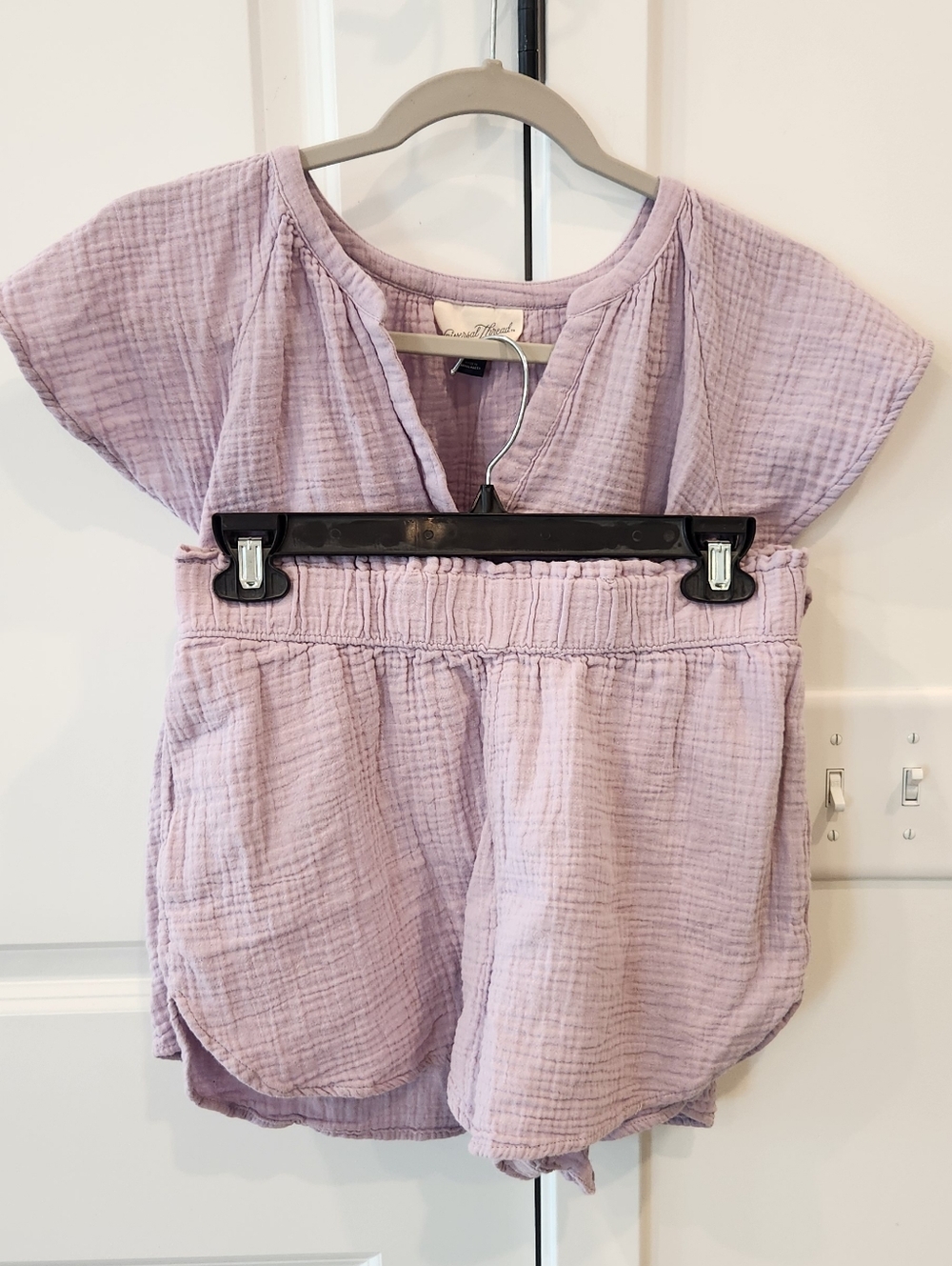 Universal Thread Lavender Gauze Two-Piece Set